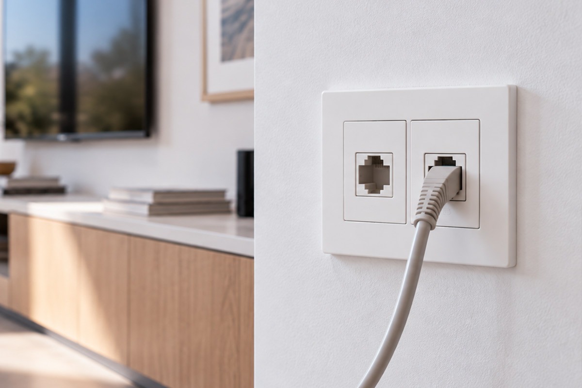 Toma de red RJ45: dónde ponerla y cómo se instala